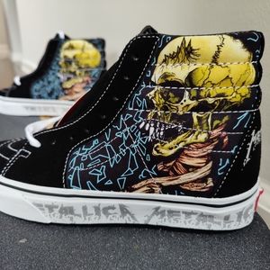 Vans X Metallica Sk8-Hi Men 5.5 / Women 7